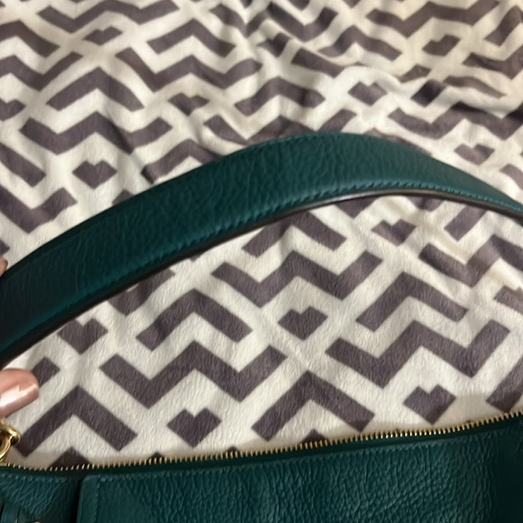 Jade Green and Gold Coach Bag - Picture 6 of 6